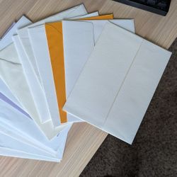 Post Carts (Watercolor) And 17 Different Envelopes