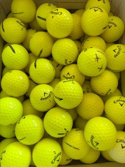 Callaway mix yellow golf balls $10 for 15 balls