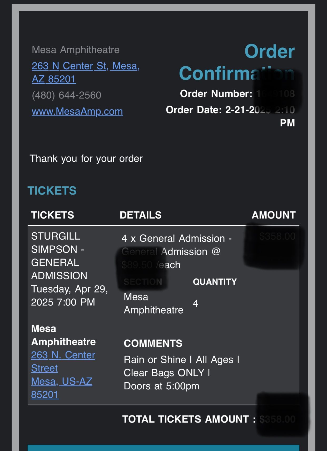 Stergil Simpson Tickets