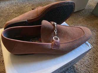 Ted Baker Brown Suede Loafers Slip On Shoes Men Size 11