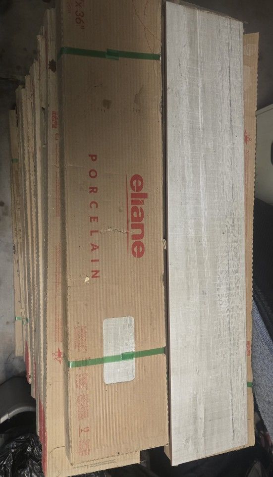 30 Boxes Of Brand NEw In Box Porcelain ELIANE Floor and Wall Tile