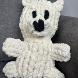 White Stuffed Bear 