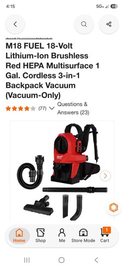 Milwuakke M18 Fuel vacuum cleaner, only tool, firm price