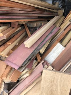 Exotic hardwood Cutoffs.