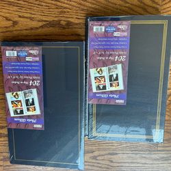 Two pioneer photo albums, 204 slip in packet holds up to 4 x 6 photos NIP navy blue