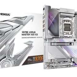 Gigabyte X870E AORUS MASTER X3D ICE AMD AM5 ATX Motherboard