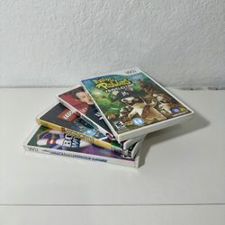 Nintendo Wii Game Bundle – LEGO Star Wars, Raving Rabbids…