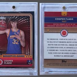 2024 Topps Chrome - Cooper Flagg - McDonald's All-American