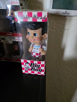 Vintage 2001 Funko Wacky Wobbler Bob's Big Boy Bobblehead - open box