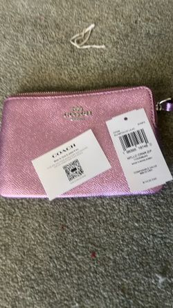 Coach glittery hand satchel pink new $60