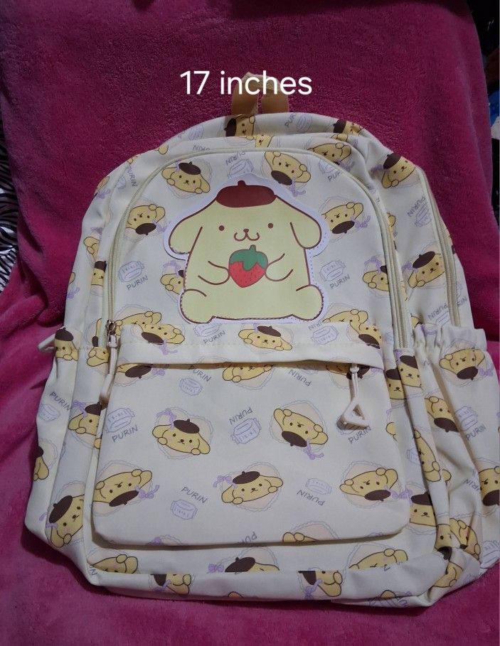 Pompompurin Backpack 17 Inches