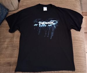 vintage Linkin Park Black Band Graphic T-Shirt