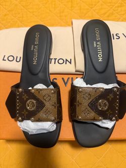 Louis Vuitton frame flat mule