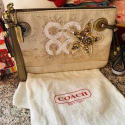 Coach wristlet 