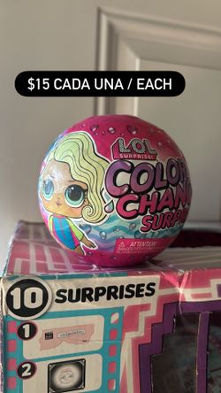 LOL OMG COLOR CHANGE SURPRISE $15 Each / Cada Una 