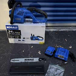 Kobalt 24-volt 12-in Battery 4 Ah Chainsaw Battery Included Charger Included