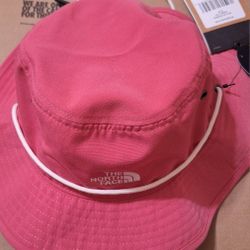 Pink North Face Bucket Hat 