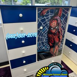 Spiderman Closet Wardrobe Dresser New Ropero