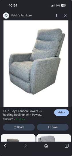 La-Z-Boy® Lennon PowerXR+ Rocking Recliner with Power...
