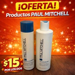 Paul Mitchell shampoo and conditioner