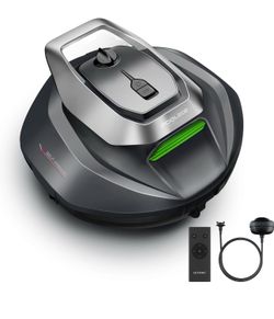 pooleco Cordless Robotic Pool Cleaner with Remote Control, Pool Vacuum for Above & In-Ground Pool with 90 Mins Runtime, Self-Parking,Fast Charging (Ke