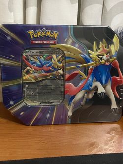 Pokémon TCG Zacian ex slashing legends Tin