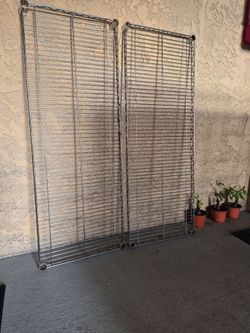 Two single shelf