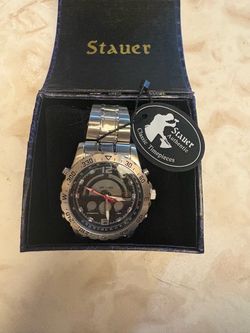 Stauer Men's Chronograph Watch with Box