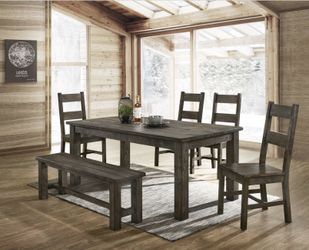 New solid wood dining room set