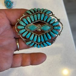 Turquoise Bracelet And Matching Ring