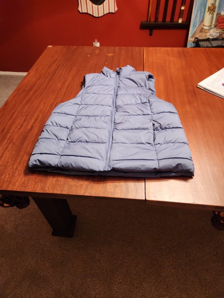 Blue Puff Vest
