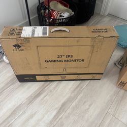 Z-EDGE 27" IPS Gaming Monitor 1920x1080, 1ms Frameless LED, AMD Freesync Premium, Display Port HDMI