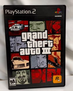Grand Theft Auto 3 PlayStation 2 (PS2) with MAP-Manual