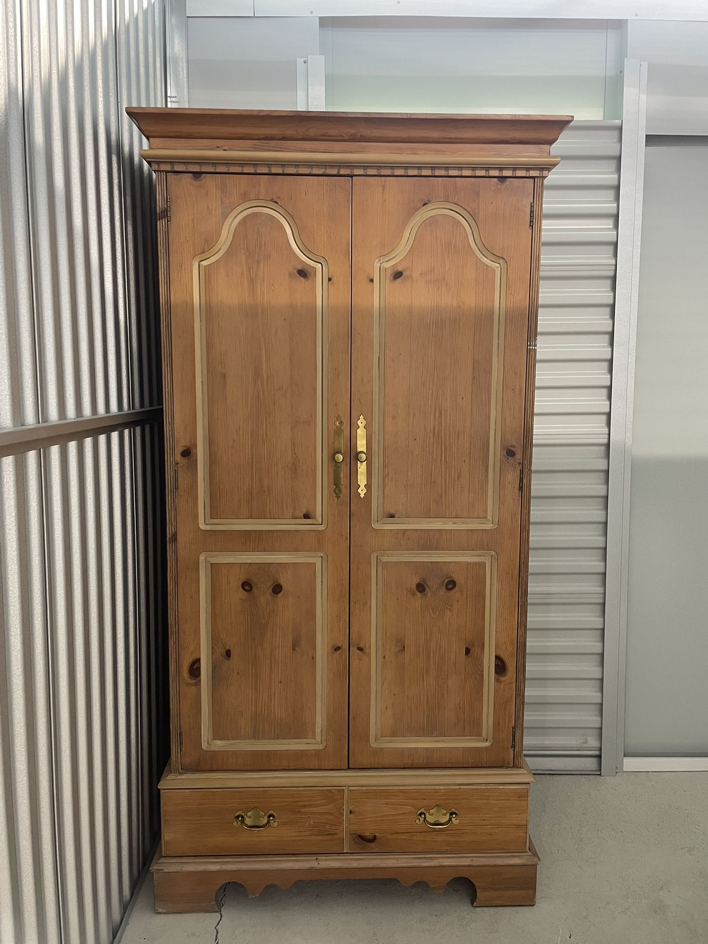 Wood Oak Armoire
