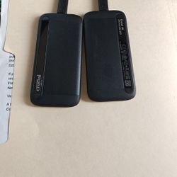 2 Crucial 4TB External SSD Drives 8TB Total