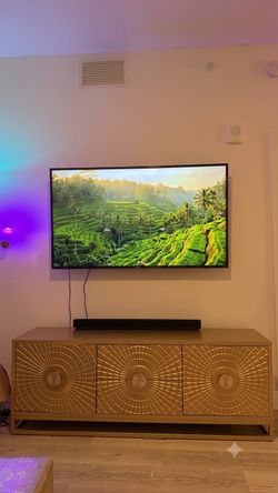 New Golden TV stand with 4 drawers . Big storage