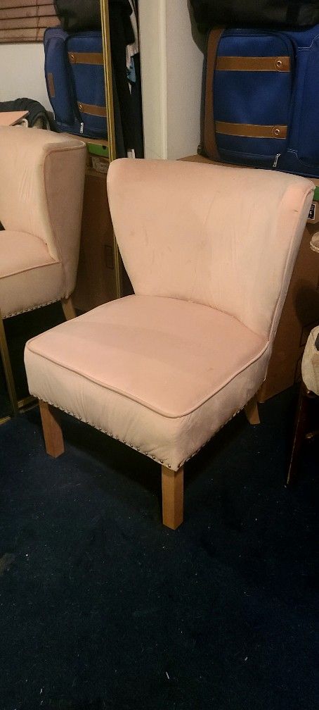 Pink Velvet Chair
