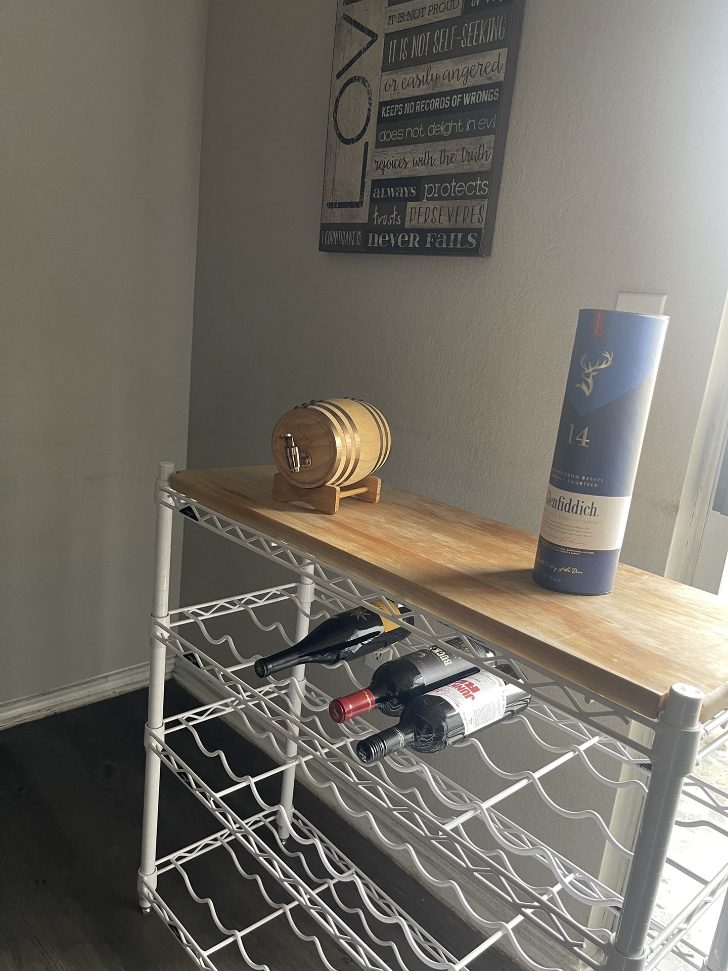 Wine Rack And Cutting Board