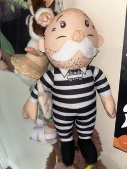 monopoly man plushie