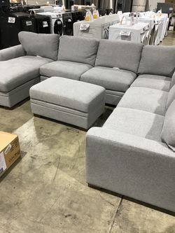 4pc Fabric Sectional