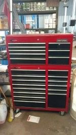 Rolling Craftsman Tool Box 22 Drawer