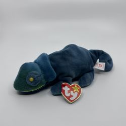 TY Beanie Baby - RAINBOW the Chameleon (Blue) 