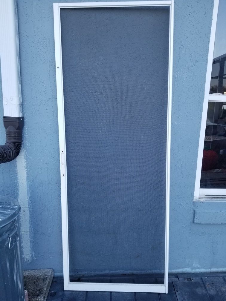 Screens for sliding glass doors