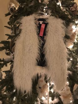Faux fur vest