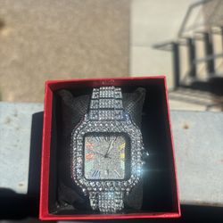 Iced Out Cz Watch