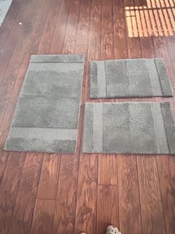3 pc bath rug set