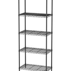New in box-5 Tier Adjustable Storage Shelves (23” x 12”x 60”)
