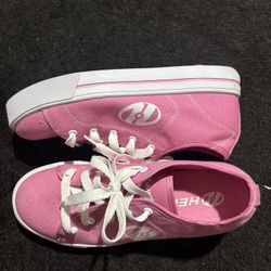Heelys Women's Size 7 Spree Heelys White/Pink Roller Skate Shoes
