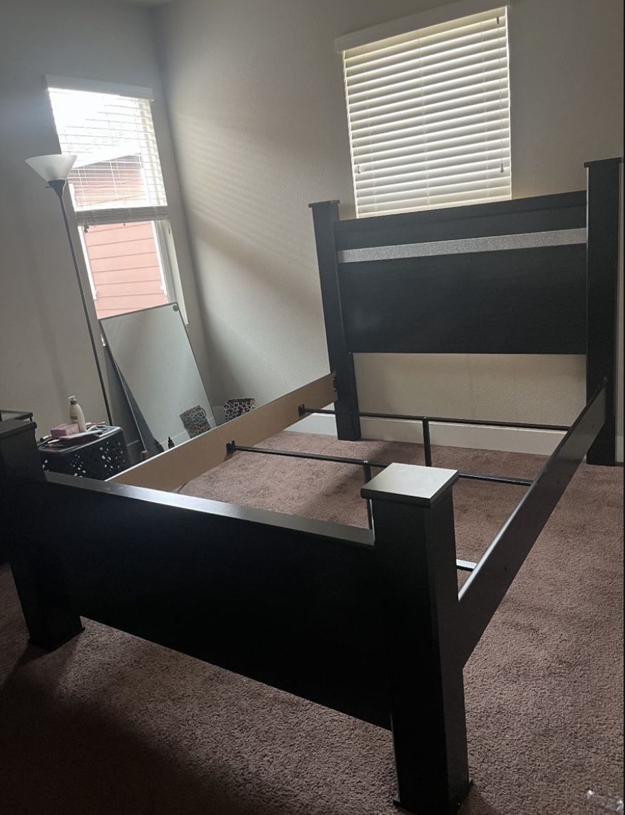 Queen bed frame