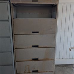 ( 5 )  SHELF  METAL CABINET 